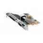 EXSYS EX-44083 Κάρτα PCIe 2 θυρών RS-232 σειριακή, ASIX AX99100, DB9, Low Profile