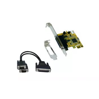 EXSYS EX-44343-2S Κάρτα PCI Express 2 θυρών RS-232 σειριακή, MosChip MCS9901, Low Profile