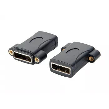 EXSYS EX-49304 Προσαρμογέας DisplayPort υποδοχή σε υποδοχή για τοποθέτηση σε πάνελ, βιδωτός, 8K 60Hz