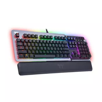 Thermaltake Argent K5 Μηχανικό πληκτρολόγιο gaming - Cherry MX Speed Silver, RGB, γερμανικό layout