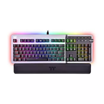 Thermaltake Argent K5 Μηχανικό πληκτρολόγιο gaming - Cherry MX Speed Silver, RGB, γερμανικό layout