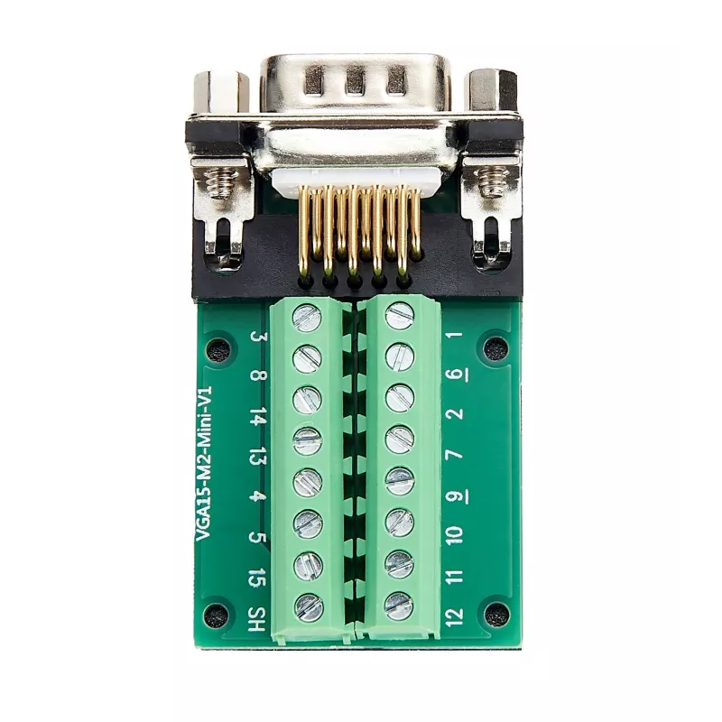 EXSYS EX-49022 προσαρμογέας βύσμα VGA αρσενικό σε 16-Pin Terminal Block