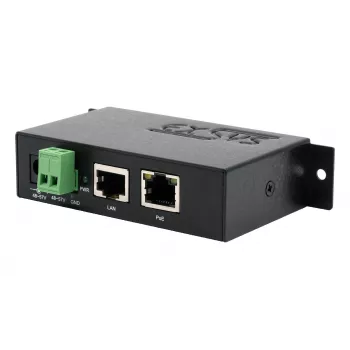 EXSYS EX-6008POE Gigabit PoE++ Injector, 60W, IEEE 802.3bt, είσοδος ακροδεκτών 48-57V DC, τοποθέτηση σε ράγα DIN/τοίχο