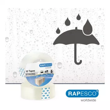 Rapesco 1807 διάφανη ταινία 19mm x 33m, 10 ρολά
