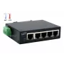 EXSYS 5-Port βιομηχανικός διακόπτης Ethernet, 10/100 Mbps, DIN-Rail, -40° έως +75°C EX-6200-T