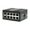 EXSYS Mini 10-Port βιομηχανικός διακόπτης Gigabit PoE+, Web-Managed (EX-62036MPOE)