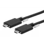 EXSYS USB 3.2 Gen 2x1 καλώδιο Type-C με βίδες, 3,0m, μαύρο EX-K1592V-3.0
