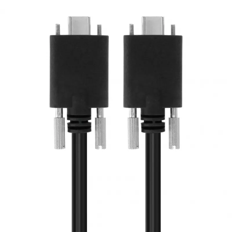 EXSYS USB 3.2 Gen 2x1 καλώδιο Type-C με βίδες, 3,0m, μαύρο EX-K1592V-3.0