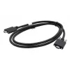EXSYS USB 3.2 Gen 2x1 καλώδιο Type-C με βίδες, 3,0m, μαύρο EX-K1592V-3.0