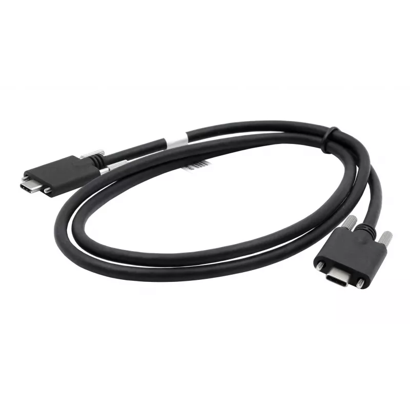 EXSYS USB 3.2 Gen 2x1 καλώδιο Type-C με βίδες, 3,0m, μαύρο EX-K1592V-3.0