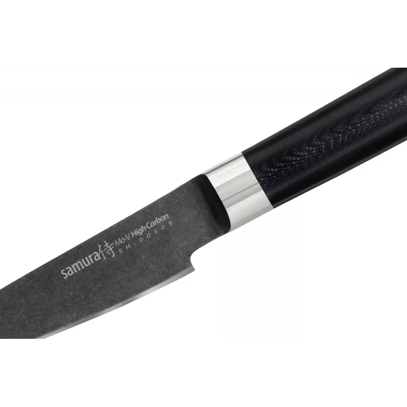 Samura Stonewash μαχαίρι ξεφλουδίσματος 90 mm μαύρο