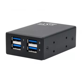 EXSYS USB 3.2 Gen1 4-Port μεταλλικό hub με προστασία ESD 15KV (EX-11240HMS)