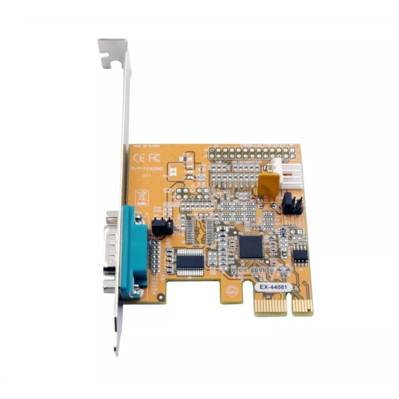 EXSYS EX-44081 PCIe 1-Port RS-232 σειριακή κάρτα, ASIX AX99100, Low Profile