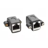 EXSYS EX-49306 Cat.5e RJ45 υποδοχή-σε-υποδοχή Keystone adapter module, μαύρο