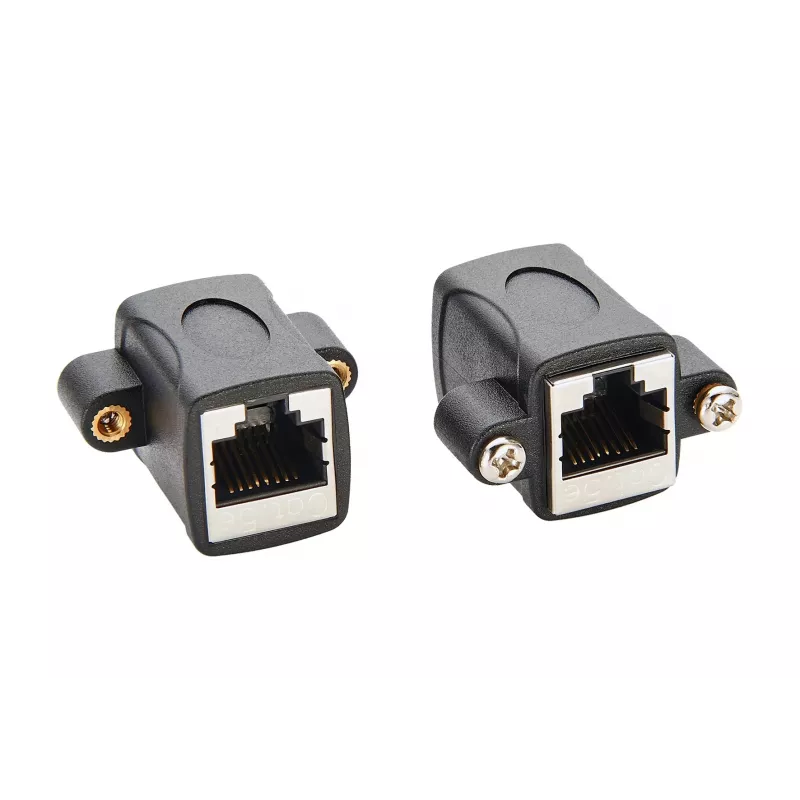 EXSYS EX-49306 Cat.5e RJ45 υποδοχή-σε-υποδοχή Keystone adapter module, μαύρο