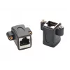 EXSYS EX-49306 Cat.5e RJ45 υποδοχή-σε-υποδοχή Keystone adapter module, μαύρο