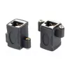 EXSYS EX-49306 Cat.5e RJ45 υποδοχή-σε-υποδοχή Keystone adapter module, μαύρο