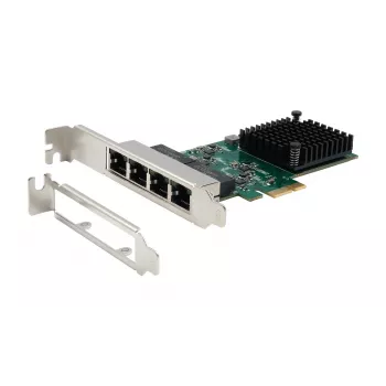 EXSYS EX-60104 Quad 1 Gigabit Ethernet PCIe x1 κάρτα (Realtek RTL8111H)