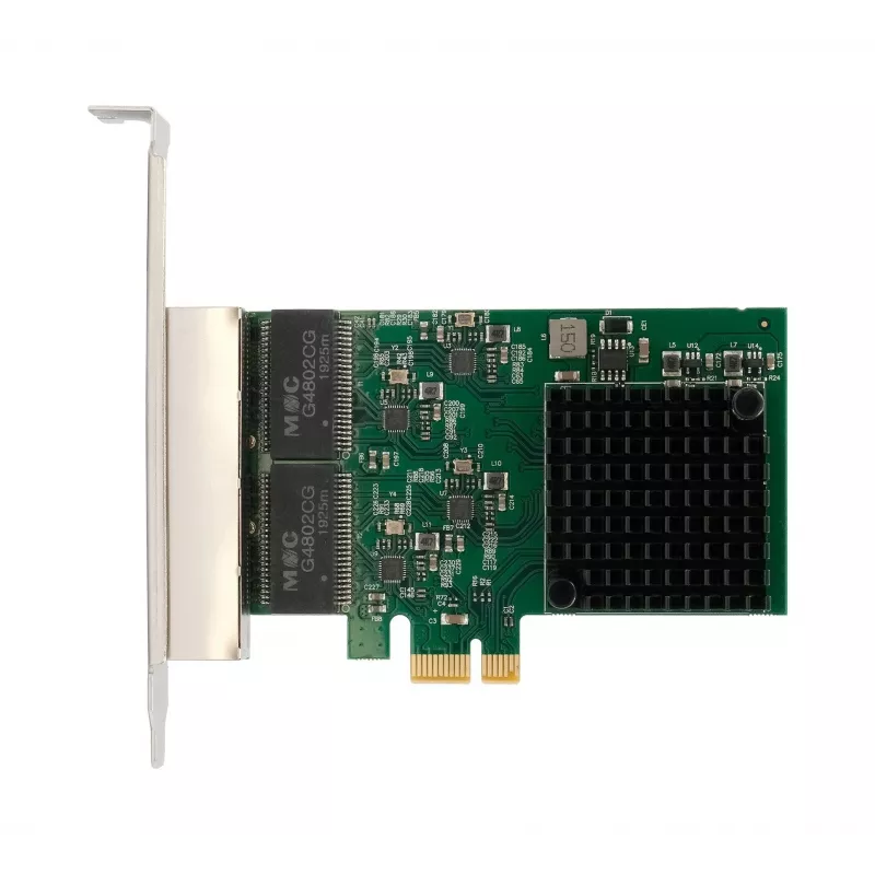 EXSYS EX-60104 Quad 1 Gigabit Ethernet PCIe x1 κάρτα (Realtek RTL8111H)