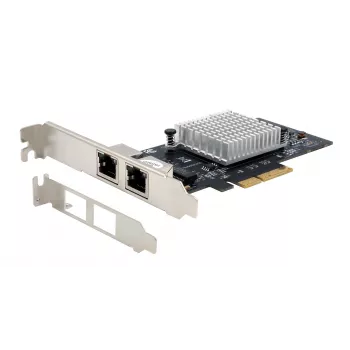 EXSYS EX-60202 Dual 1 Gigabit Ethernet PCIe x4 κάρτα, Intel I350-AM2 chipset, 2x RJ45, περιλαμβάνεται Low Profile βάση