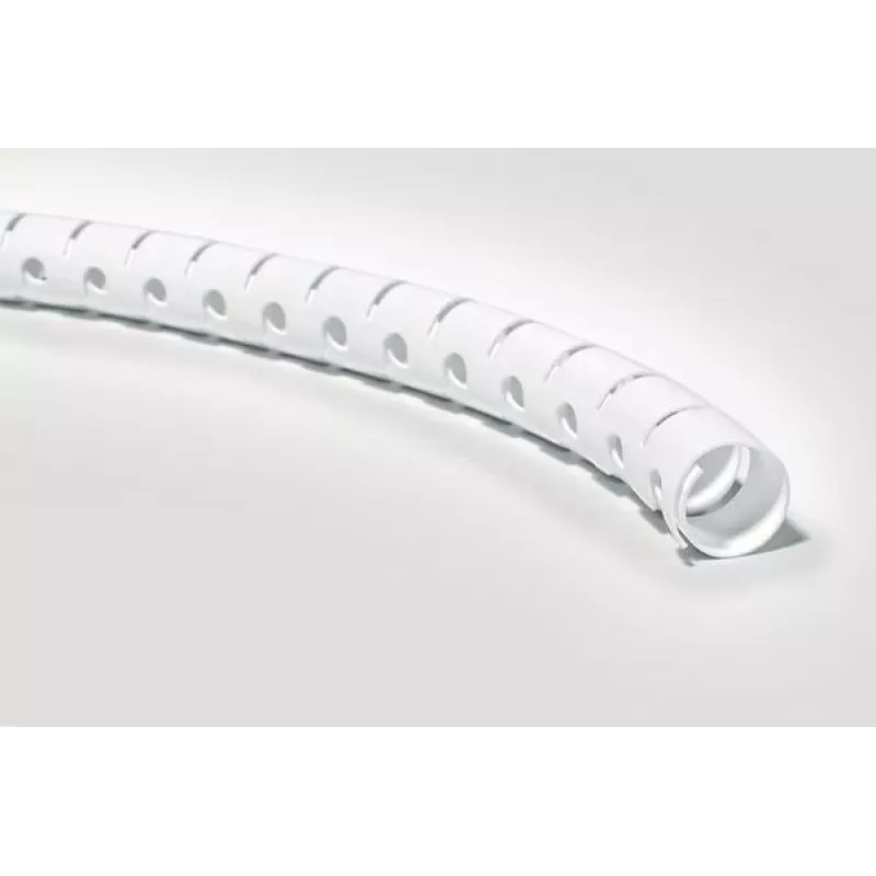 HellermannTyton Helawrap HWPP προστατευτικό καλώδιο σπιράλ, λευκό, 25 m 161-64407