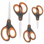 Rapesco Soft Grip σετ ψαλιδιών, 4 τεμ., λεπίδες ανοξείδωτου χάλυβα, διάφορα μεγέθη 1577