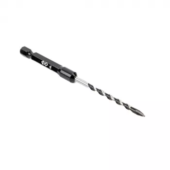 C.K Tools T3115 040 τρυπάνι τοίχου 4 mm, εξάγωνη λαβή 1/4 ίντσας, μύτη καρβιδίου βολφραμίου, χάλυβας 40CR