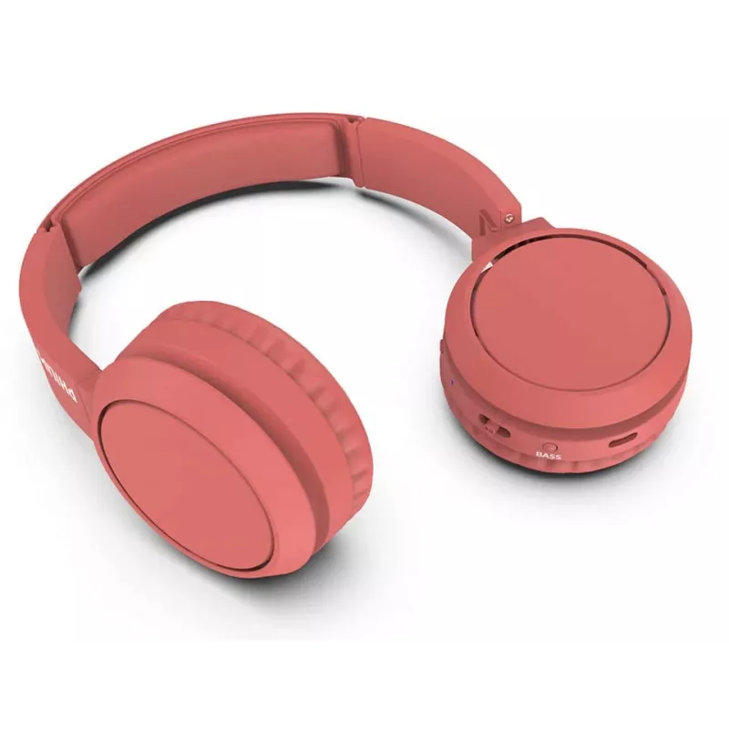 Philips TAH4205RD/00 On-Ear ασύρματα ακουστικά Bluetooth, κόκκινα