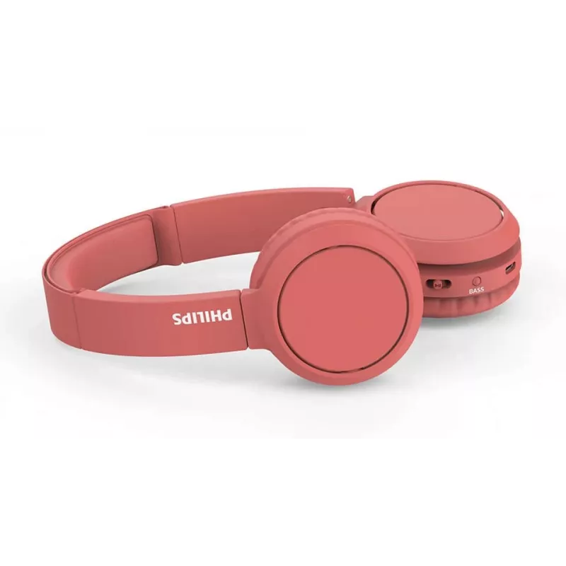 Philips TAH4205RD/00 On-Ear ασύρματα ακουστικά Bluetooth, κόκκινα