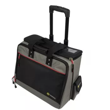 C.K Tools Magma τροχήλατη βαλίτσα εργαλείων τεχνικού, 50+ θήκες, τηλεσκοπική λαβή, μαύρο/κόκκινο (MA2652)