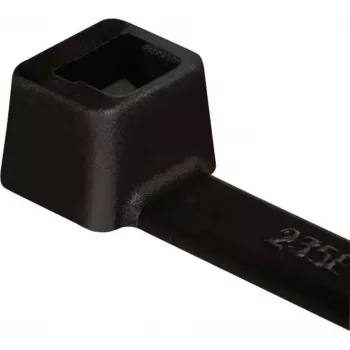 HellermannTyton T40R PA66W Μαύρο Δεματικό Καλώδιων 175 x 4 mm, Συσκευασία 100 τεμ. 111-01625