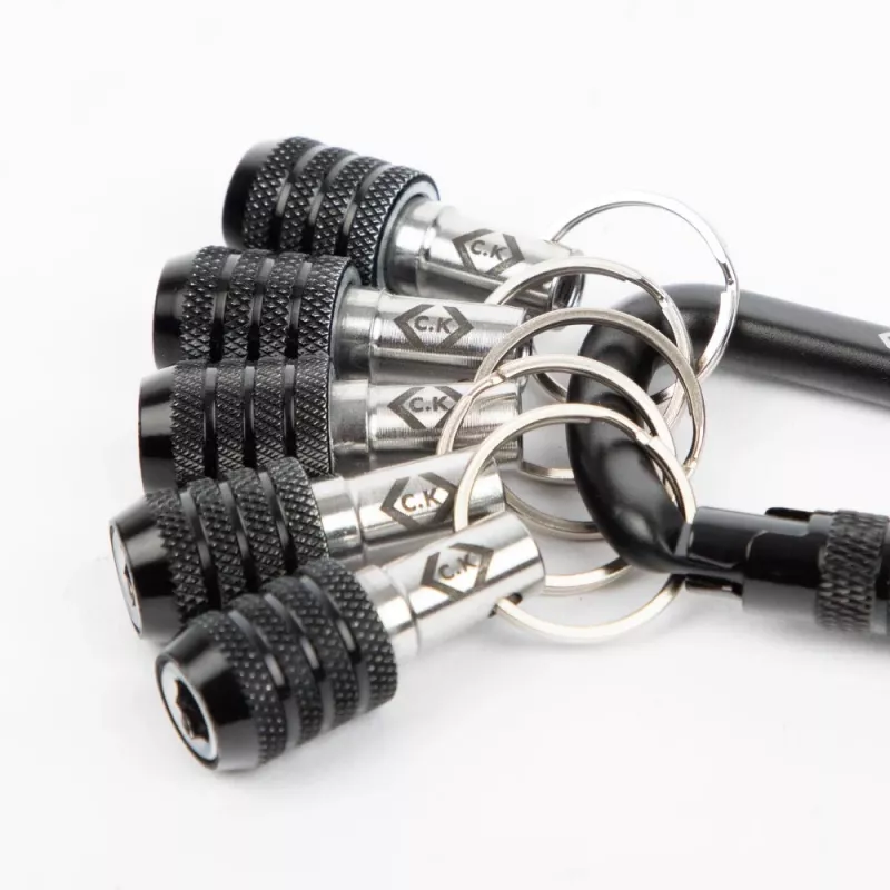 C.K Tools T4575 Θήκη Αξεσουάρ με Καραμπίνερ, Σετ 5 τεμ.