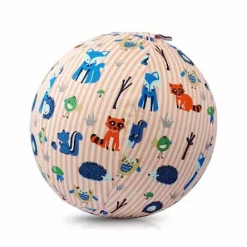 BUBA BLOON Bubabloon Μπαλόνι Λάτεξ με Κάλυμμα Υφάσματος, Animal Stripes Ροζ
