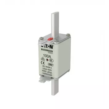 Eaton 100NHG02B Ασφάλεια NH D02 100 A 500 V gG με μηχανική ένδειξη, συσκευασία 3 τεμ.