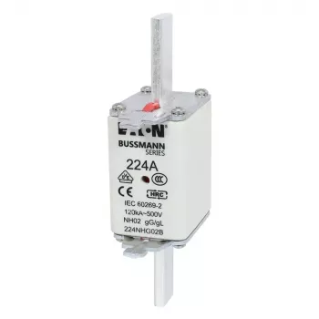 Eaton 100NHG02B Ασφάλεια NH D02 100 A 500 V gG με μηχανική ένδειξη, συσκευασία 3 τεμ.