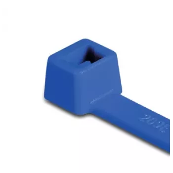 HellermannTyton T30R-PA66-BU Μπλε δεματική ταινία καλωδίων, 150mm x 3,5mm, συσκευασία 100 τεμ. 111-03008