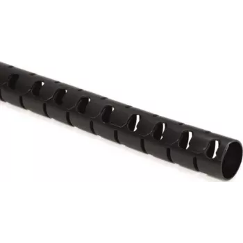 HellermannTyton HWPP25/2-BK Αυλακωτός σωλήνας, 25 mm ονομαστική διάμετρος, Μαύρο, 25 m μήκος