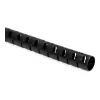 HellermannTyton HWPP25/2-BK Αυλακωτός σωλήνας, 25 mm ονομαστική διάμετρος, Μαύρο, 25 m μήκος