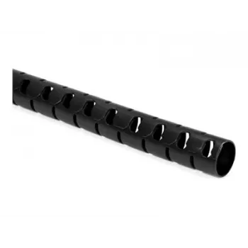 HellermannTyton HWPP25/2-BK Αυλακωτός σωλήνας, 25 mm ονομαστική διάμετρος, Μαύρο, 25 m μήκος
