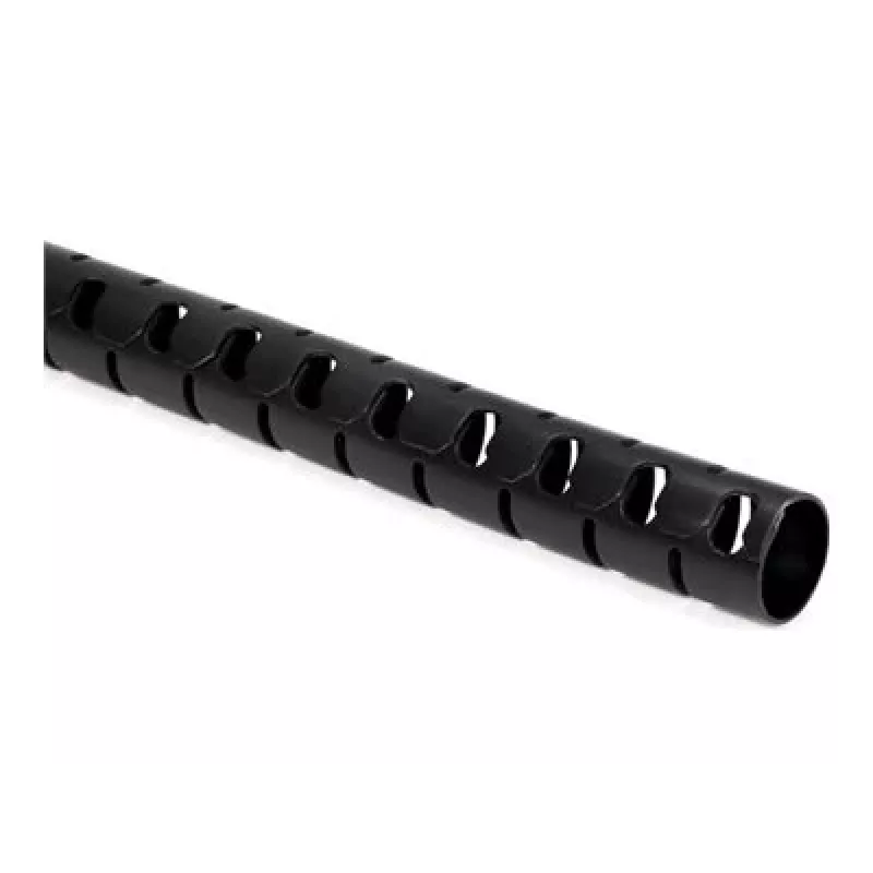 HellermannTyton HWPP25/2-BK Αυλακωτός σωλήνας, 25 mm ονομαστική διάμετρος, Μαύρο, 25 m μήκος