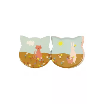 TRIXIE Βιβλίο μπάνιου γάτα 6m+ | Αδιάβροχο παιχνίδι μπάνιου από αφρώδες υλικό EVA για μωρά