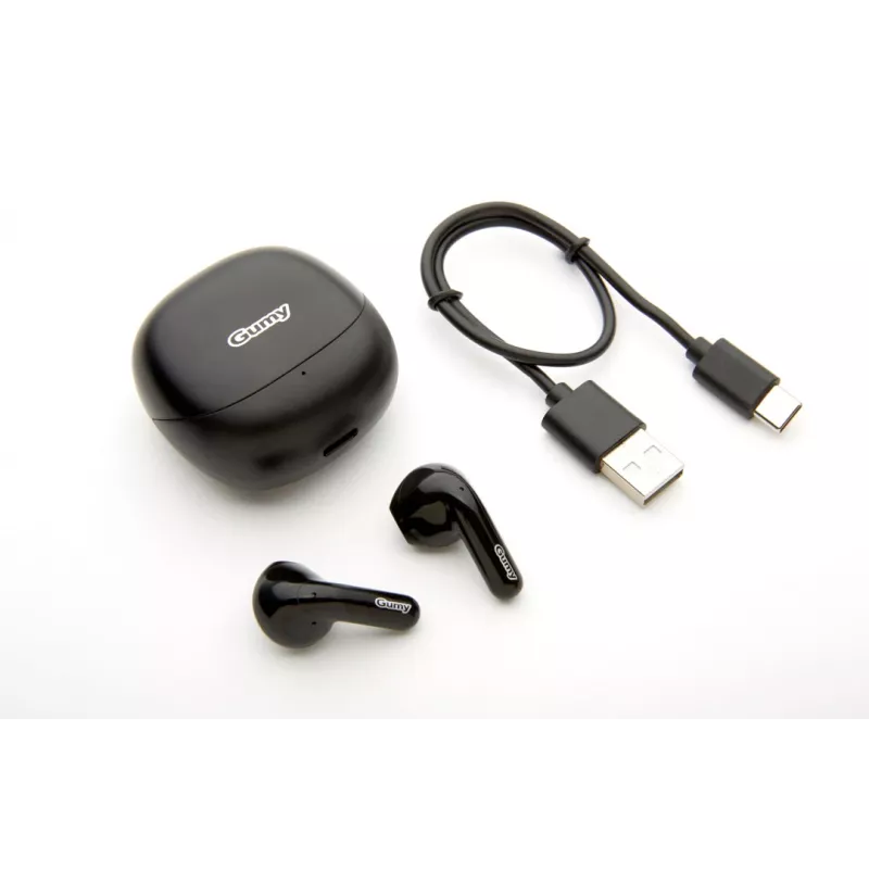 JVC Gumy Air True Wireless Ασύρματα ακουστικά Bluetooth, Μαύρο