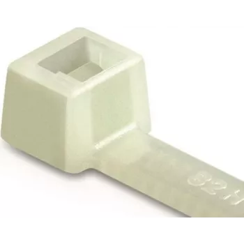 HellermannTyton T 120 R Δεματικά καλώδιων, Φυσικό, 387 mm x 7,6 mm, συσκευασία 100 τεμ.