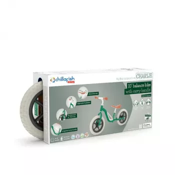 Chillafish Charlie 10 Πατίνι, Forest Green, 1,5-4 ετών