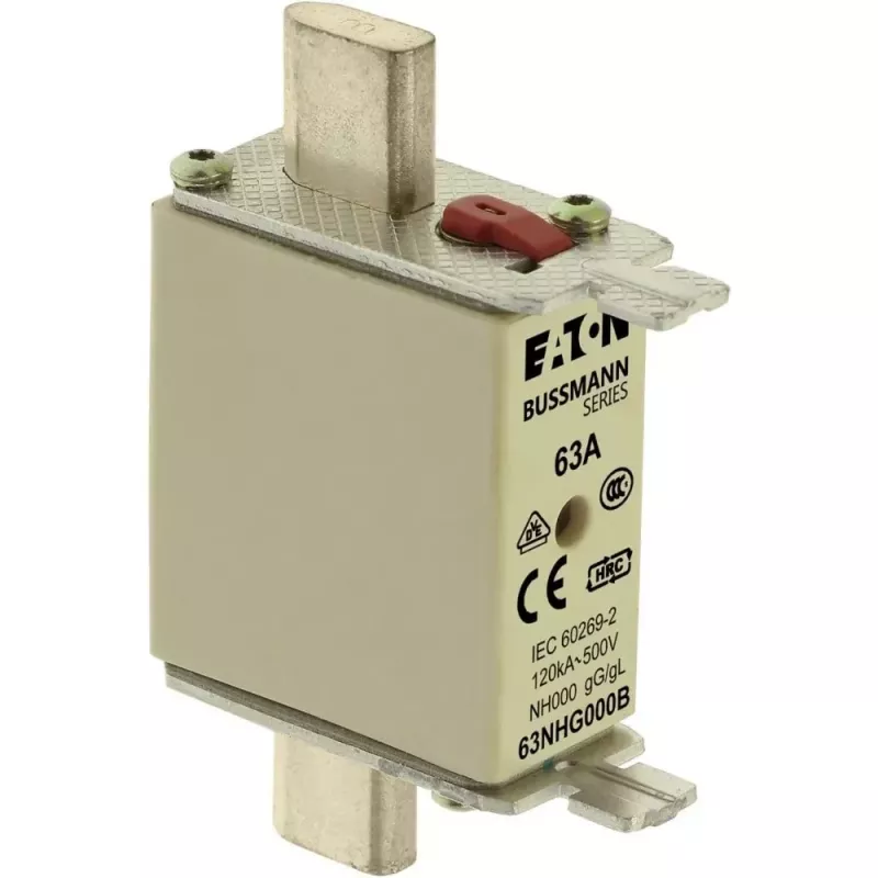 Eaton 63NHG000B Ασφάλεια NH, μέγεθος 0, 63 A, 500 V AC, gG
