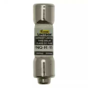 Eaton FNQ-R-15 Ασφάλεια βραδείας τήξης 15A 600V AC/300V DC Class CC Συσκευασία 10 τεμ.