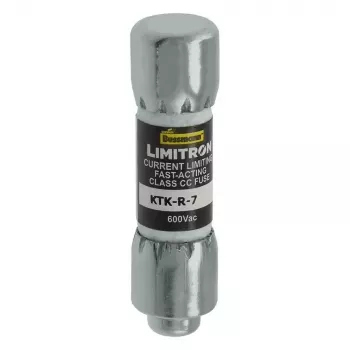 Eaton KTK-R-7 Class CC Ασφάλεια ταχεία, 7 A, 600 V AC, 200 kA ικανότητα διακοπής, Συσκευασία 10 τεμ.