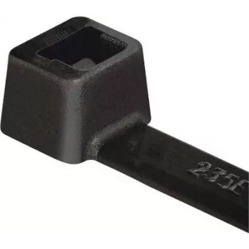 HellermannTyton T50R μαύρο δεματικό καλωδίων πολυαμιδίου 200mm x 4,6mm, συσκευασία 100 τεμ. 111-04950