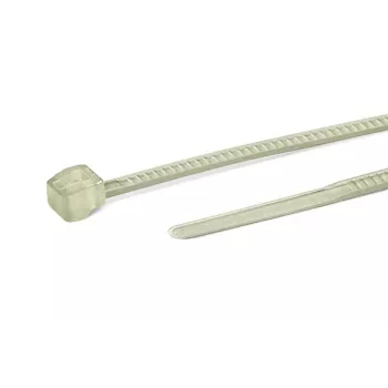 HellermannTyton T18ROS λευκό δεματικό καλωδίων 100x2,5mm PA66 συσκευασία 100 τεμ. (118-00079)