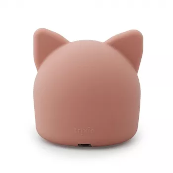 Trixie Baby φωτιστικό νυκτός γάτα - επαναφορτιζόμενο LED σιλικόνης με αισθητήρα αφής, θερμό λευκό & 7 χρώματα εναλλαγής